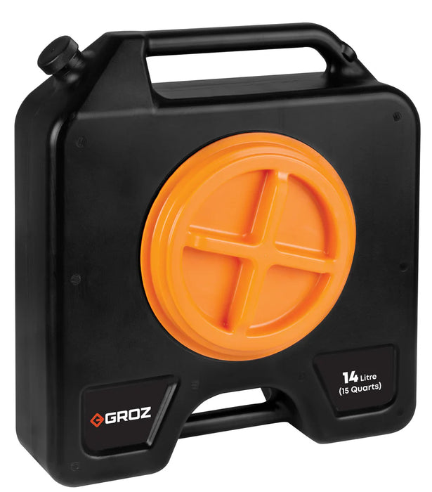 Groz 15 Quart Drain Pan with O-Ring Seal, 8" Opening 41966