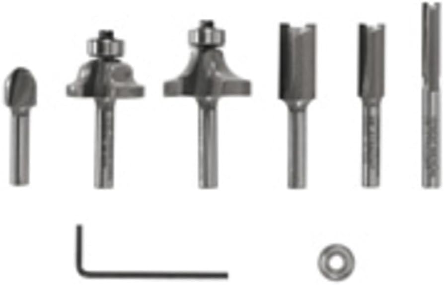 Bosch 23000 VA 6PC CARBIDE ROUTER BIT SET 23000