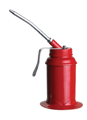 PROLUBE Steel Pistol Type Oil Can, Rigid and Flexible Spout, With Base 42232