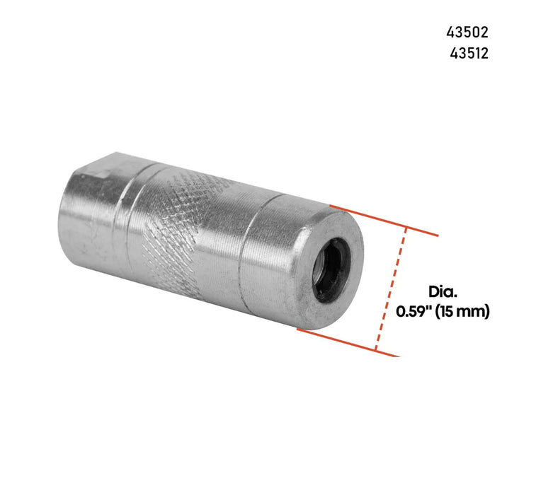Prolube 4-JAW Hydraulic Coupler Grease Fitting, 1/8" NPT 43522