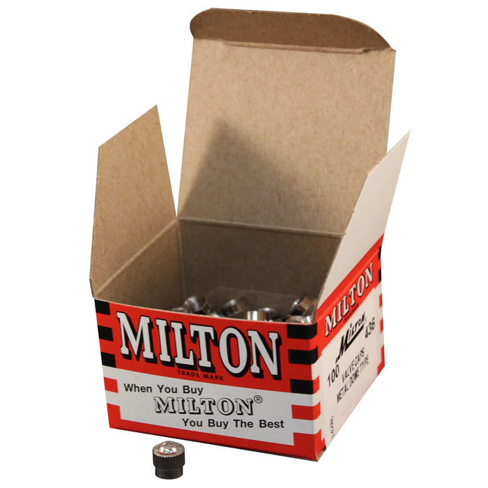 Vc3 Boxes Milton 436 TR VC3 Dome Type Valve Cap (Box of 100) — Empire Lube Equipment
