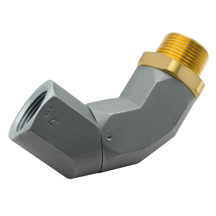 Groz 360° Rotating Fuel Nozzle Swivel, 3/4" NPT x 3/4" NPT or 1" NPT x 1" NPT 43881