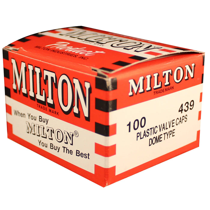 Milton 439 TR VC 8 Dome Type Valve Cap (Box of 100)