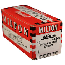 Load image into Gallery viewer, Milton 440-3 3 11/16&quot; Truck Valve Extension (Box of 10)