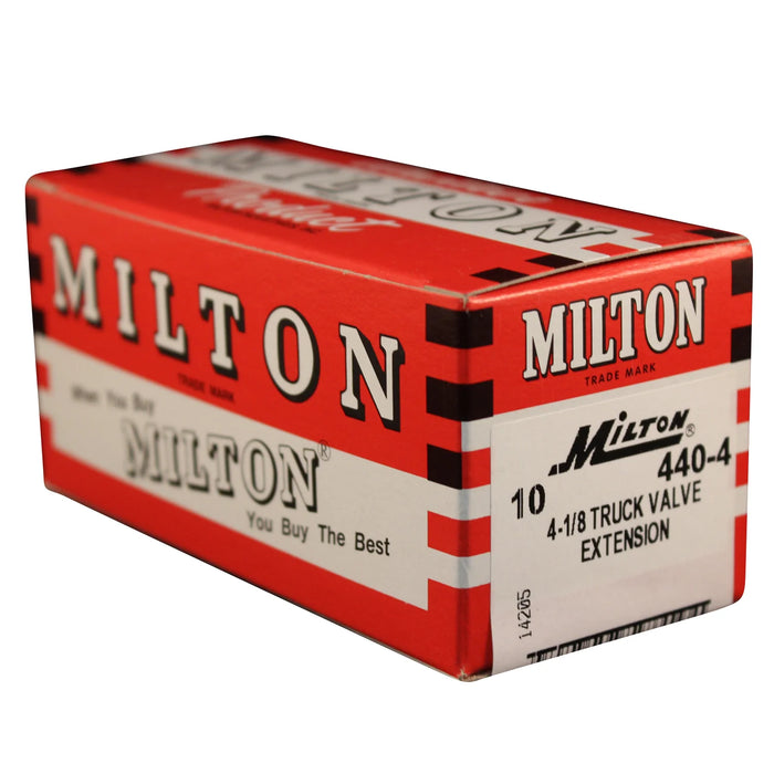 Milton 440-4 (440-4) 4 1/8" Heavy-Duty Straight Truck Valve Stem Extension - Box of 10