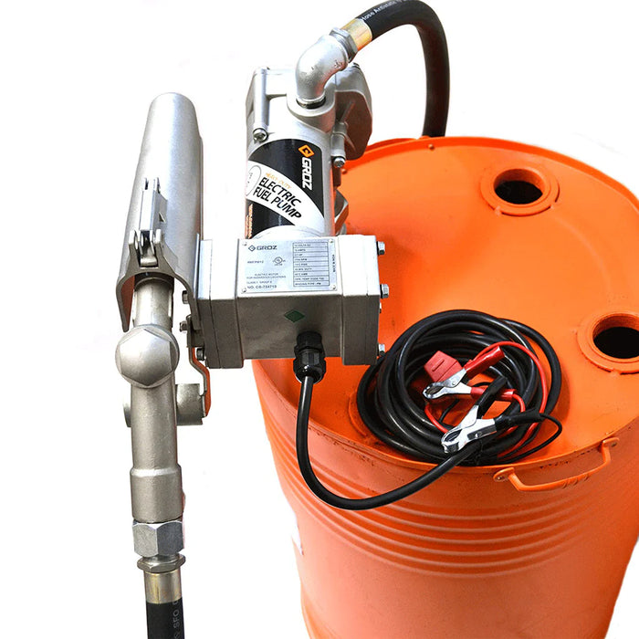 Groz Explosion Proof Electric Fuel Pump, 13 or 15 GPM 44041