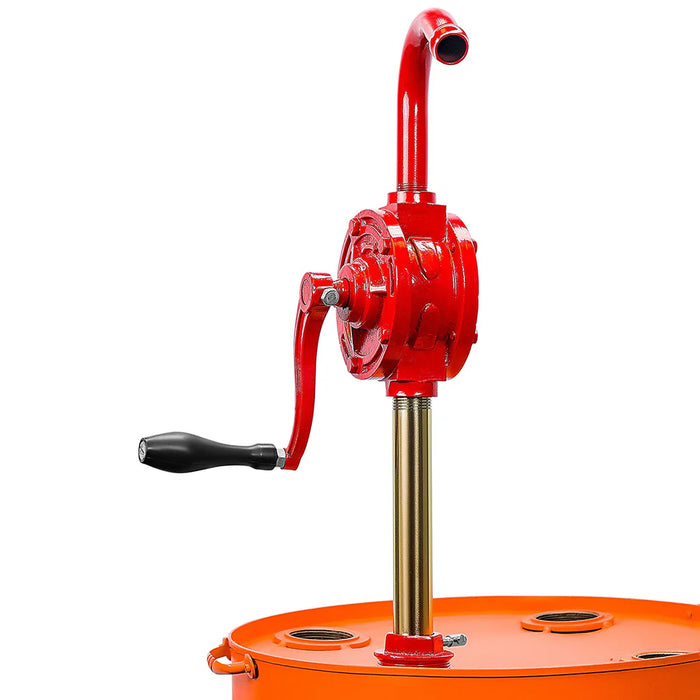 Groz Dual Directional Rotary Barrel Pump, 3 piece Rigid or Telescopic Suction Tube 44052