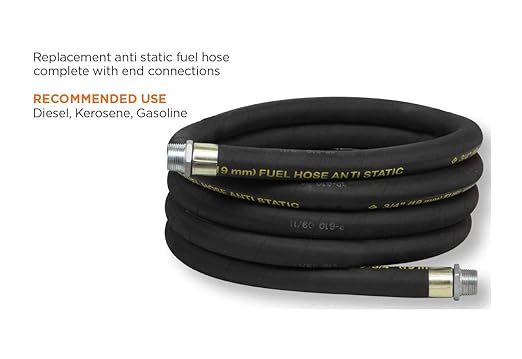 Groz Replacement Anti-Static Fuel Hose 44074