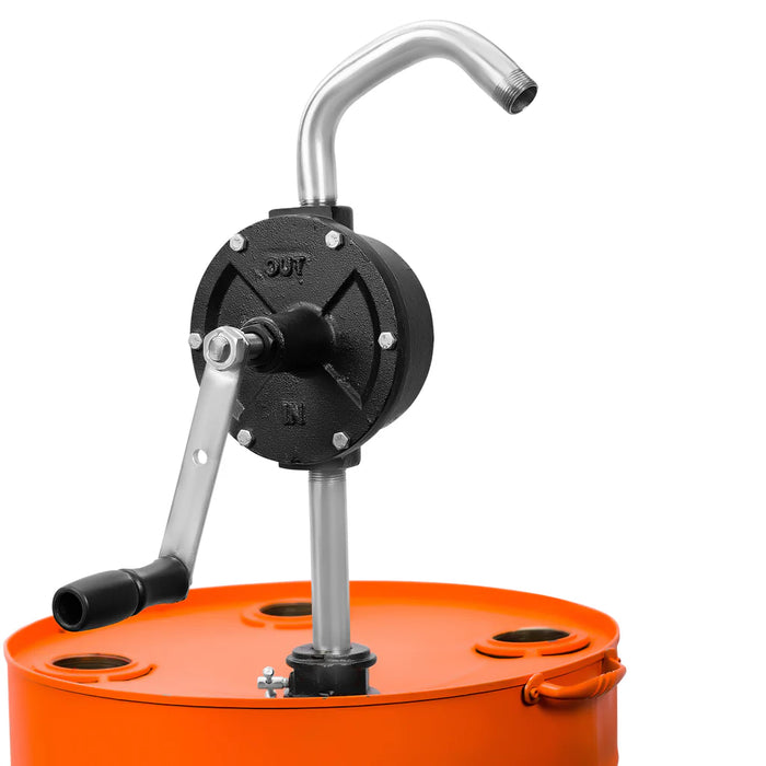 Groz Industrial Grade Rotary Fuel Pump with Steel Discharge Spout 44080
