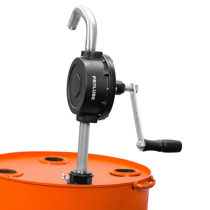Groz Industrial Grade Rotary Fuel Pump with Steel Discharge Spout 44080