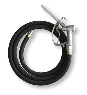 Groz Anti-Static Fuel Hose with Manual Nozzle, 3/4" or 1" NPT 44095