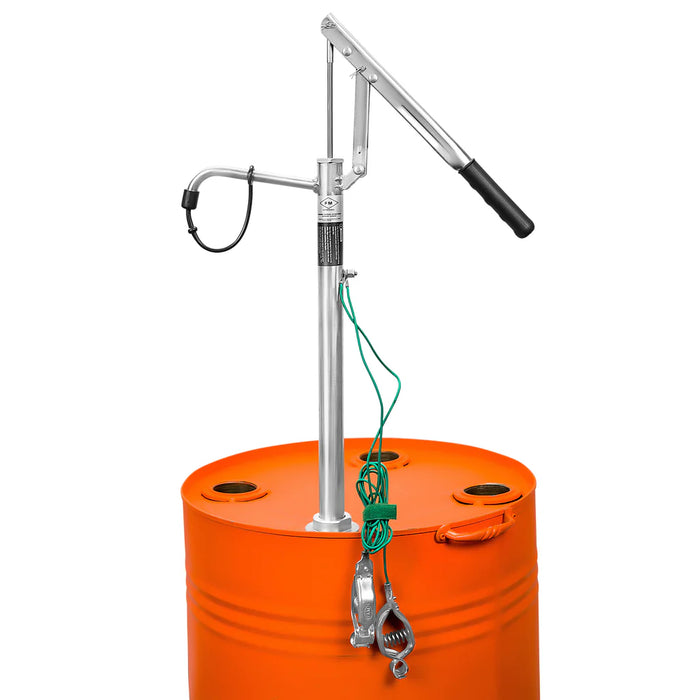Groz Stainless Steel Lever-Action Pump For 5 gallon Pails 44147