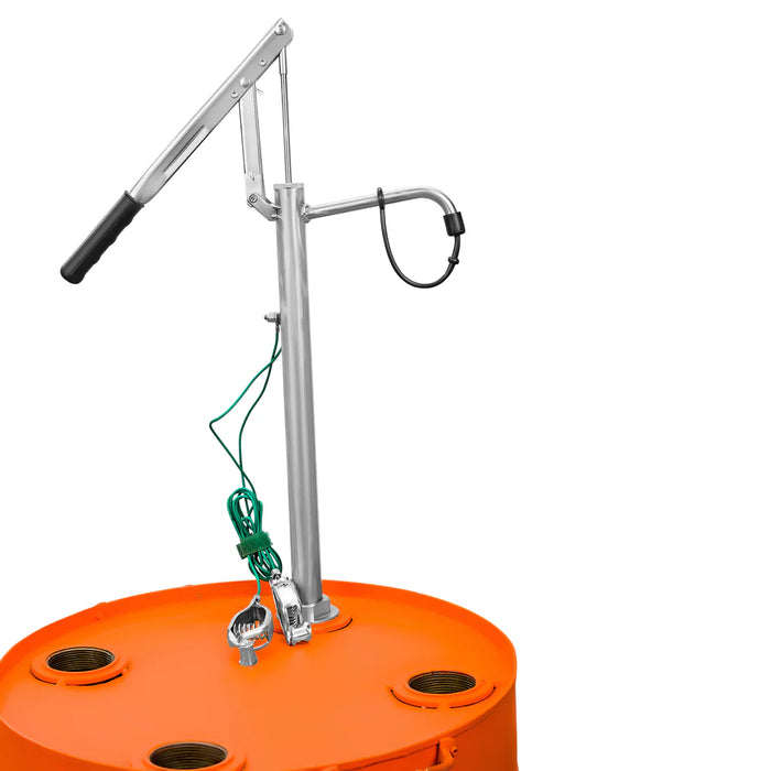 Groz Stainless Steel Lever-Action Pump For 5 gallon Pails 44147