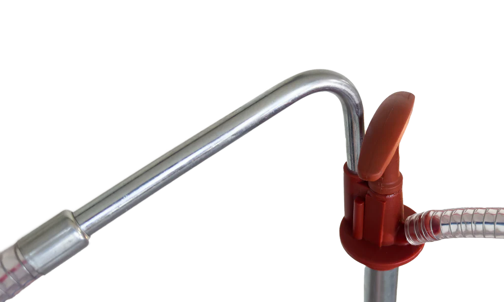 Groz Ezee Flow Oil Pump, with 7 Interchangeable bung adapters 44183