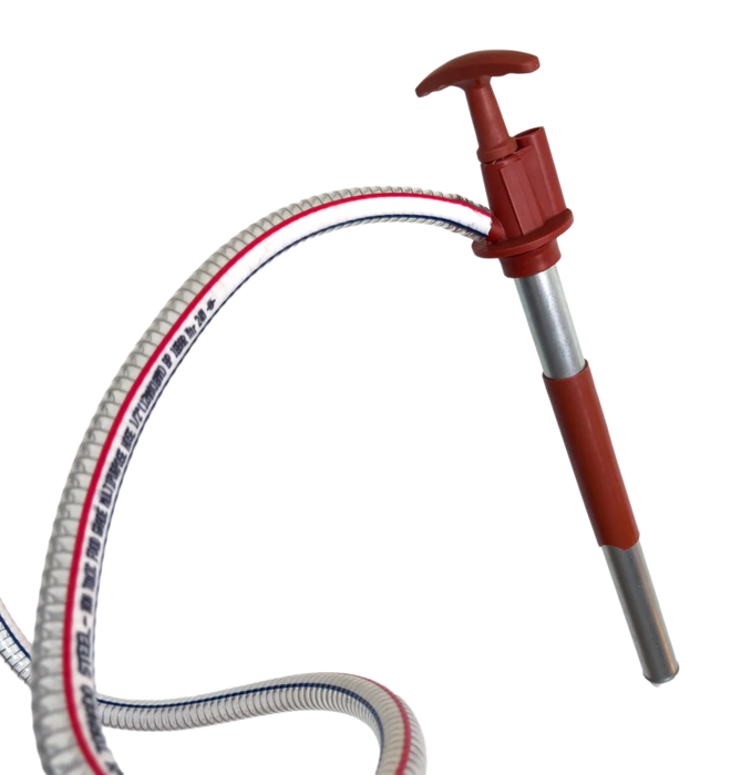 Groz Ezee Flow Oil Pump, with 7 Interchangeable bung adapters 44183
