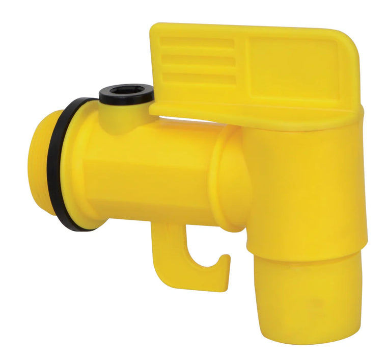 Groz Drum Faucet / Drum Tap, 2" thread, with Bucket Hanger 44420