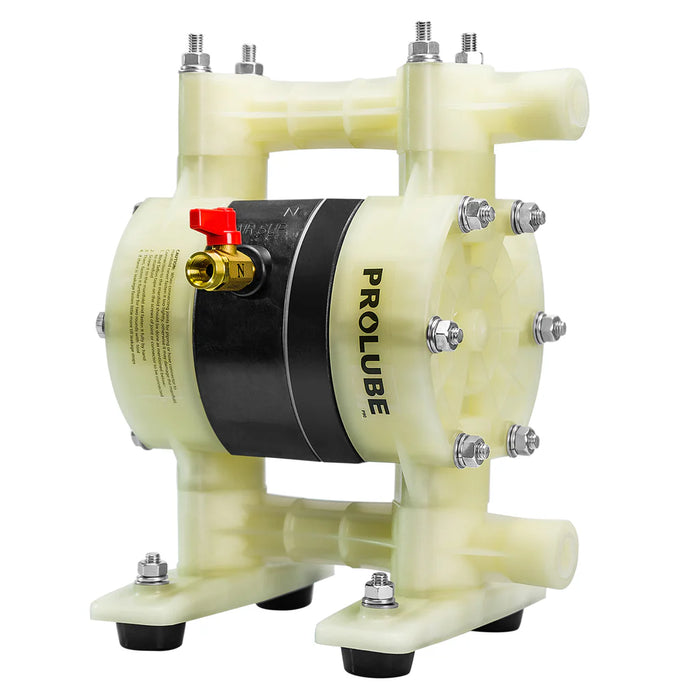 Prolube Air Operated Double Diaphragm Pump, Polypropylene Casing and PTFE Diaphragm 44721