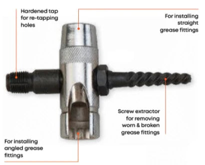 Prolube Easy Out Grease Fitting Installation and Removal Tool 44890