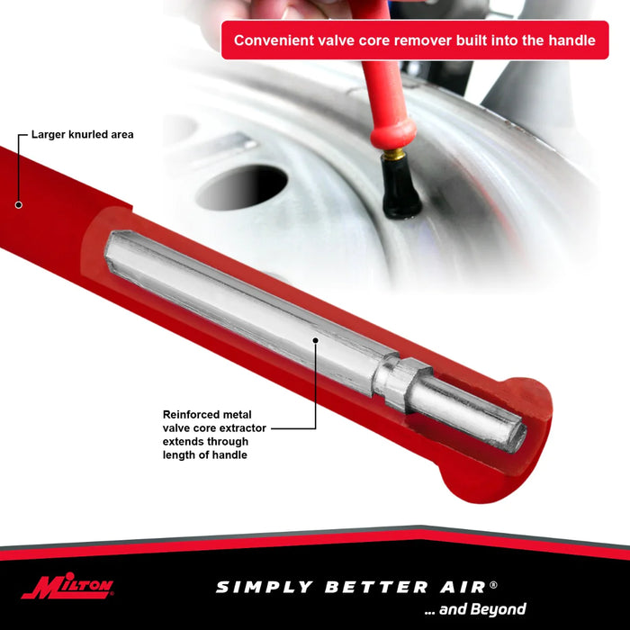 Milton 449R Tire Valve Stem Puller & Installation Tool w/Tire Valve Core Remover