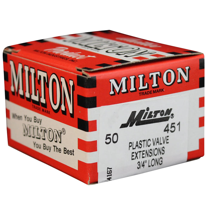 Milton 451 3/4" Plastic Valve Extension (Box of 50)