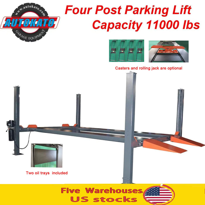 Katool AK-4H110 Four Post Vehicle Lift 11,000lbs