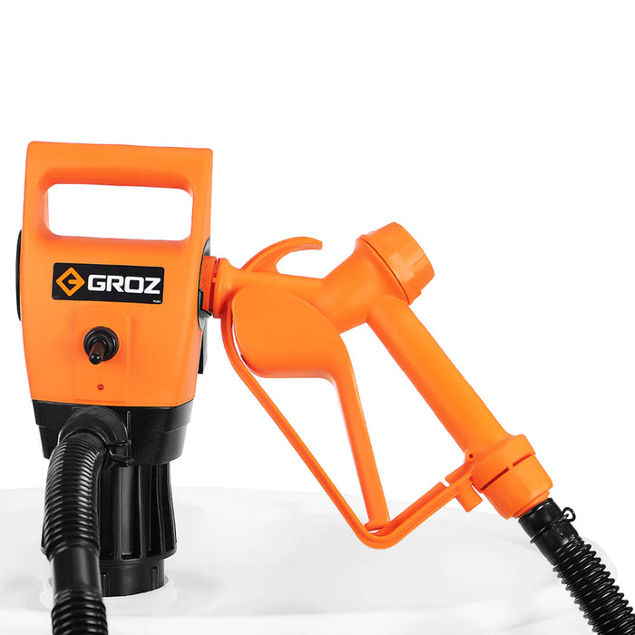 Groz Electric Drum/IBC Pump - for Diesel, DEF, Water, Anti-Freeze, Light Oils up to 100 cSt 45504