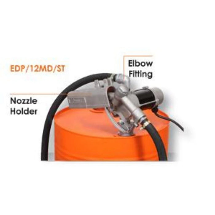 Groz 24V DC Electric Diesel Pump Only, Drum Mount 45539