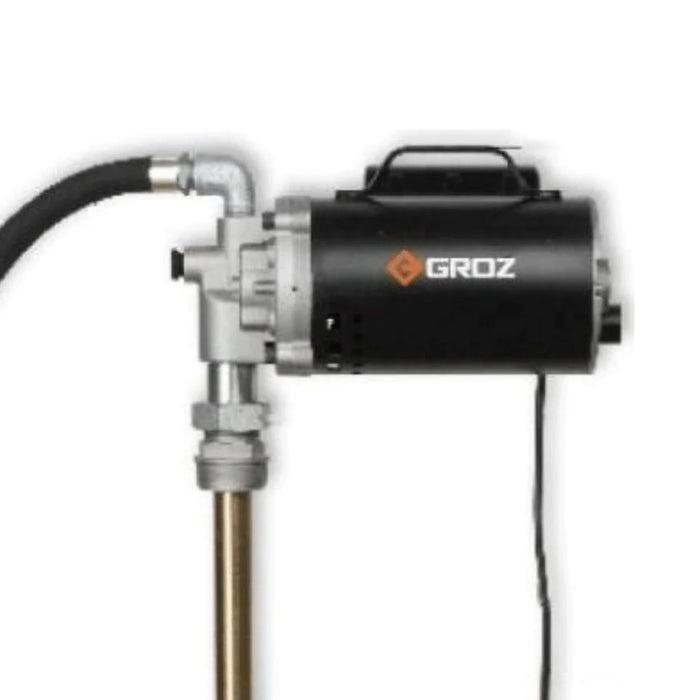 Groz Heavy Duty 115V AC Powered Electrical Oil Pump, Regular Flow, 4 GPM 45550