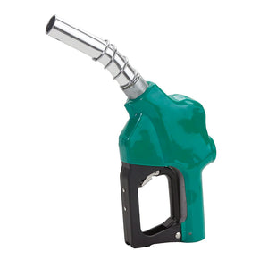 Groz Automatic Fuel Control Nozzle, 1" NPT, Curved Spout 45566