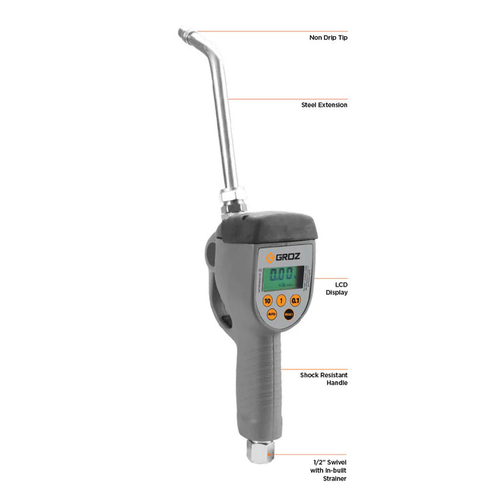 Prolube Digital Preset Oil Control Gun, 1/2" NPT 45721