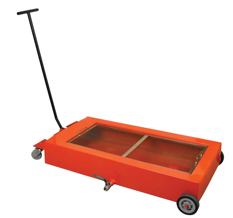 Prolube Low Profile Oil Drain with Anti Splash Screen, with Gravity Drain or Manual Rotary Pump 45803