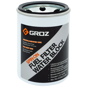 Groz Replacement Fuel Filter with 10 Micron Filter Water Block Cartridge for 45903 (Cartridge Only) 45911
