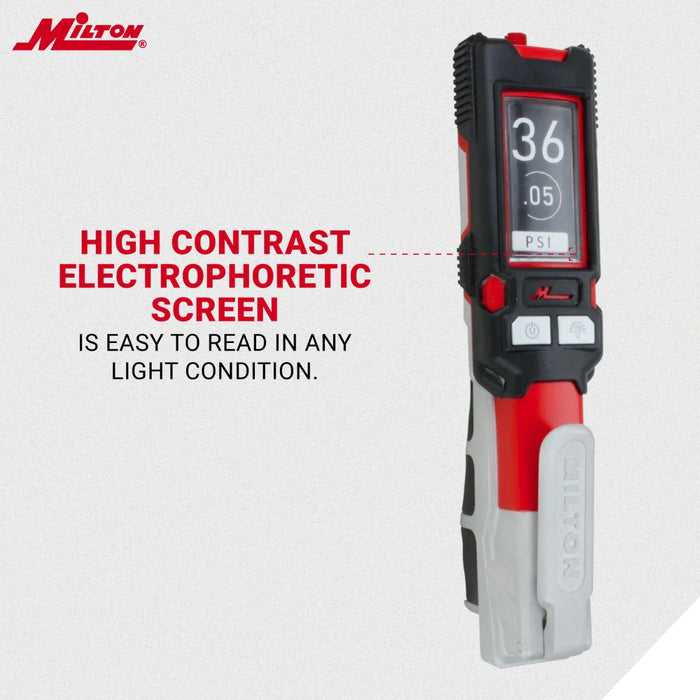 Milton s-580eKIT Precision Digital Tire Inflator & Pressure Gauge (0-160 PSI), Extreme ± 0.05% Accuracy s-580e