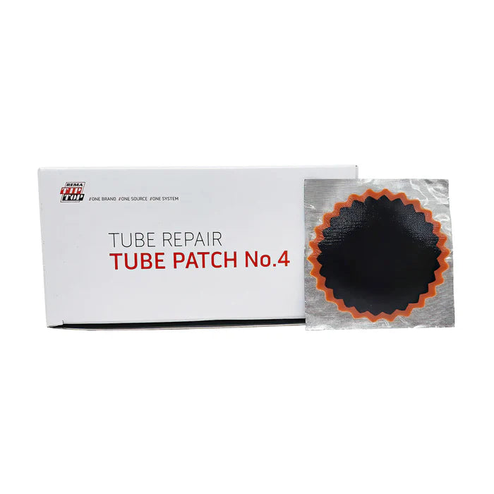 MT-RSR Rema 4 Tube Patch, 3" Round, Red Edge (30 bx) REM-4