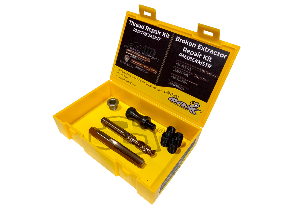 ProMAXX THREAD REPAIR KIT WITH 8MM BLACK OXIDE INSERTS - PMXTRK200 - Thread Repair Kit