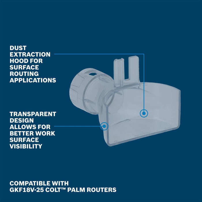 Bosch Edge routing dust extraction adapter RA1132