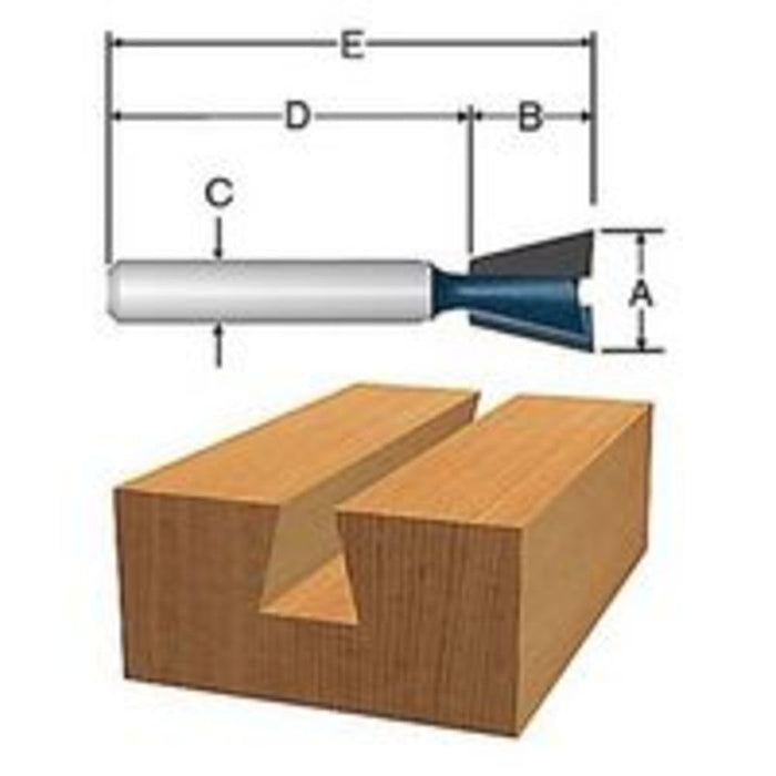 Bosch CT 14 DEG DOVETAIL 2F 1/4S 84703MC