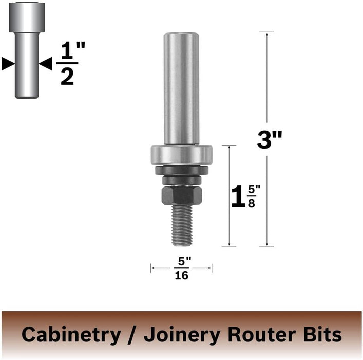 Bosch 1/2S ARBOR FOR SLOTTING CUTTER W/BB 82811C