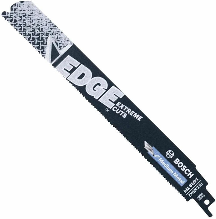 Bosch 9 IN. 14/18 TPI RECIPROCATING SAW BLADE FOR MEDIUM METAL - (BULK PACK) RECM9X2B