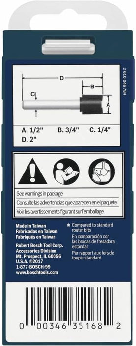 Bosch CT 1/2 X 1/2 HINGE MORTISE 2F 1/4S 85249MC
