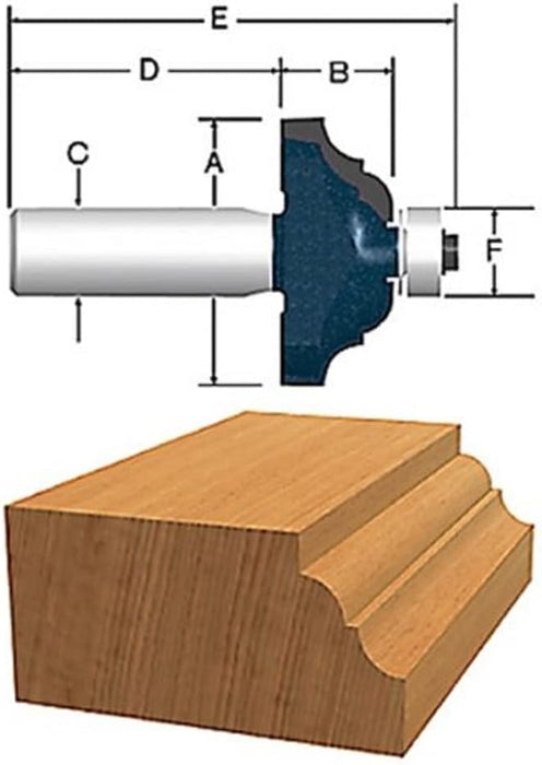 Bosch CT 1-1/4 CLASSICAL W/BB 2F 1/4S 85579MC