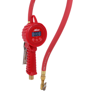 Milton 555e 555e Digital Tire Inflator Gauge, used on multiple vehicle types, measures from 5 to 220 PSI, ± 1 PSI Accuracy
