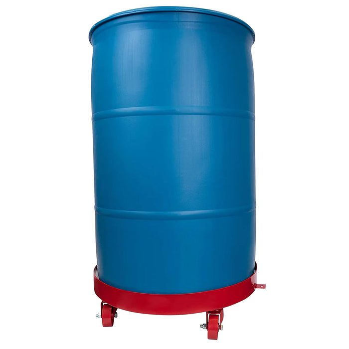 Groz 55 gallon drum dolly stand with castors 44373