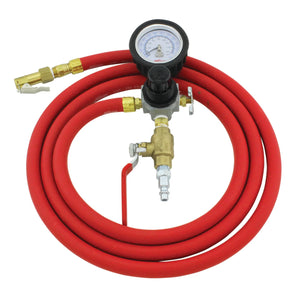 Milton 561 HD Truck Inflator Gauge, 7 ft. Rubber Air Hose, Easy On Grip, 10 - 160 PSI