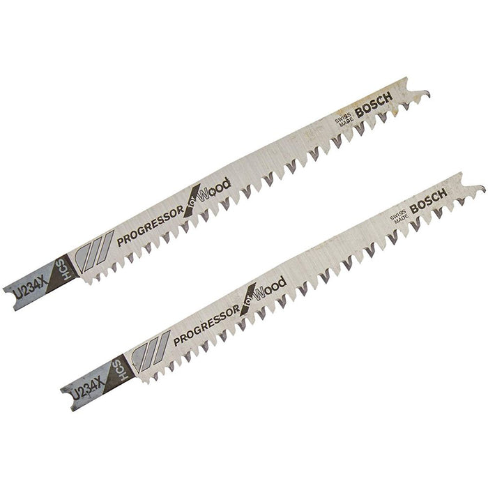 Bosch 4-1/2", "PROGRESSOR" HCS T-SHANK JIGSAW BLADE  (3 PK) T234X3