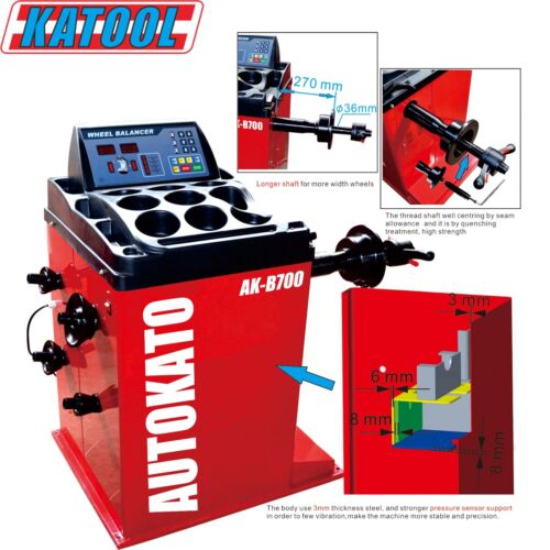 Katool KT-T810 Combo 7: Tire Changer & Wheel Balancer