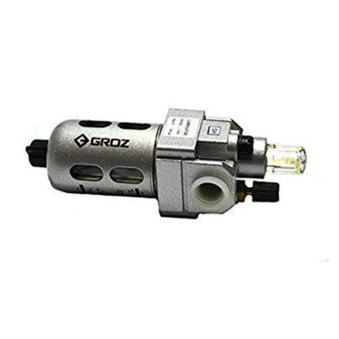 Groz Air Lubricator with Polycarbonate Bowl, Multiple Port sizes available 60253