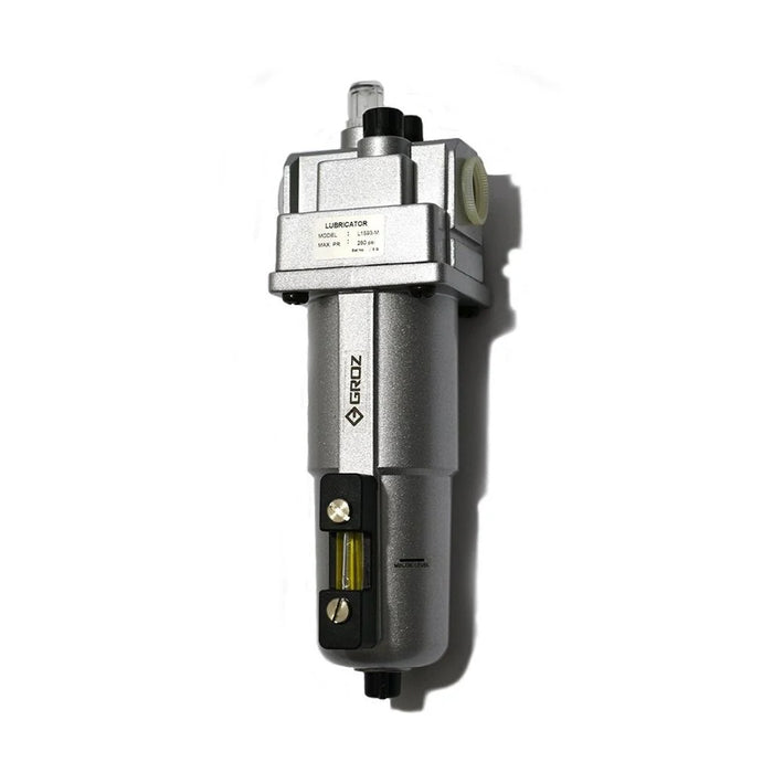 Groz Air Lubricator with Metal Bowl - Standard 1/2 NPT 60282