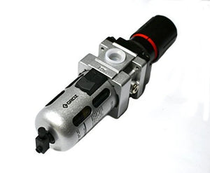 Groz Filter -Regulator Combination with Polycarbonate bowl and gauge 60354