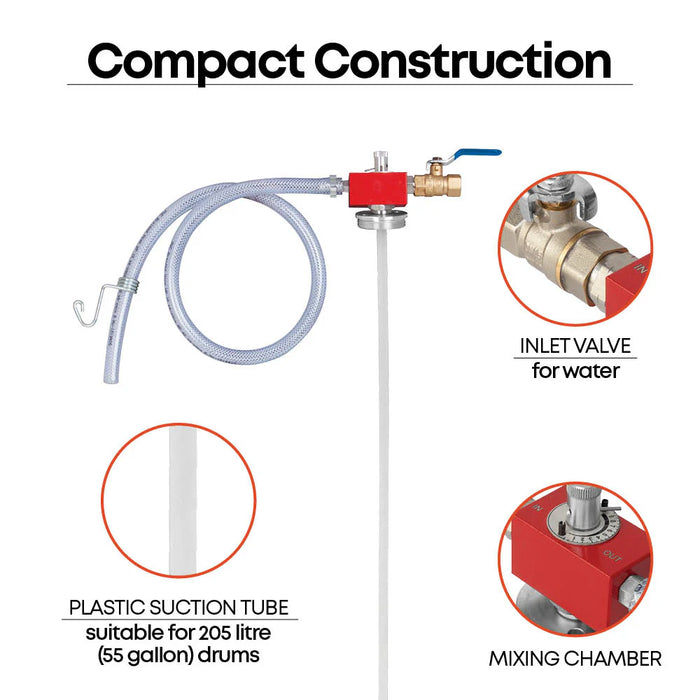 Groz Lightweight Aluminum Body Coolant Mixer 61100